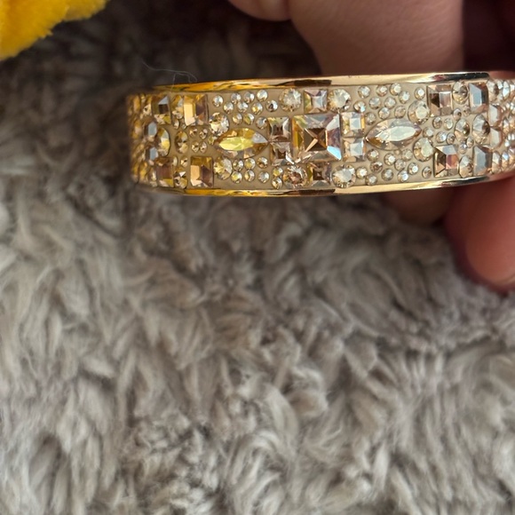 Henry Bendel New York Gold and Crystal Women's Bracelet - Picture 11 of 13